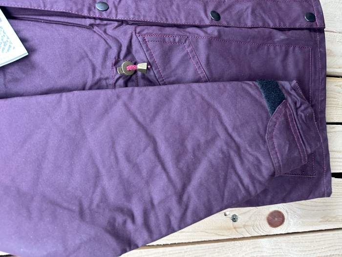 CHAQUETA T-S IMPERMEABLE KIWI GRASA BURDEOS 2