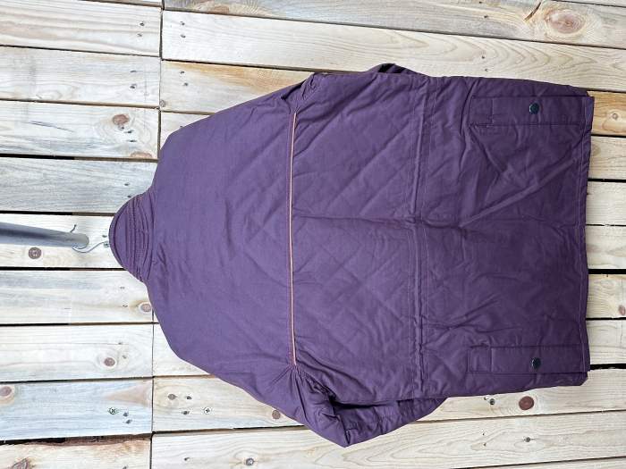 CHAQUETA T-S IMPERMEABLE KIWI GRASA BURDEOS 2