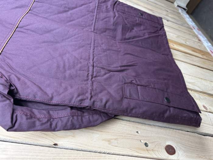 CHAQUETA T-S IMPERMEABLE KIWI GRASA BURDEOS 2