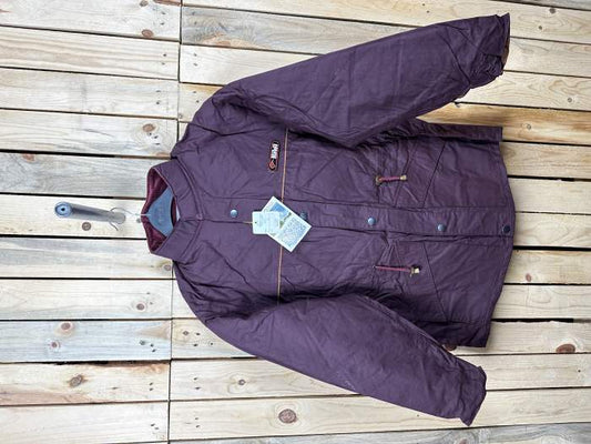 CHAQUETA T-L IMPERMEABLE KIWI GRASA BURDEOS