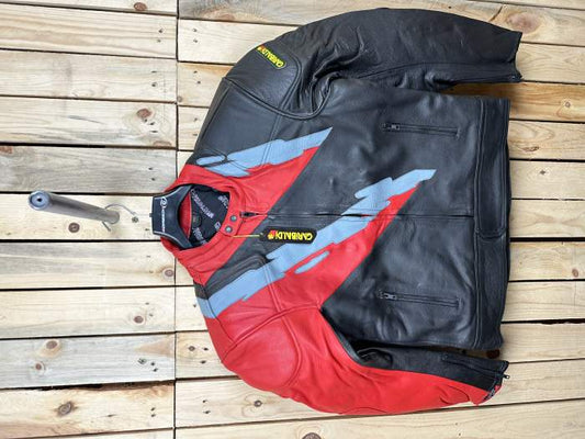 CHAQUETA T-L MOTO GARIBALDI ROJO