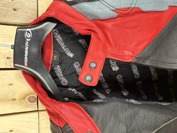 CHAQUETA T-L MOTO GARIBALDI ROJO 54