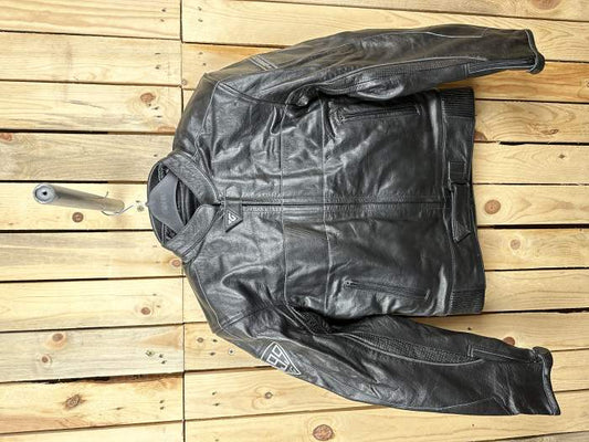 CHAQUETA T-M DE MOTO GARIBALDI NEGRA 5