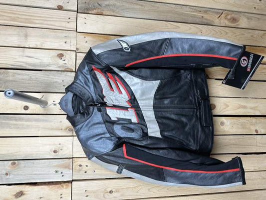 CHAQUETA T-M DE MOTO O1E NEGRA 4