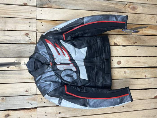CHAQUETA T-S DE MOTO O1E NEGRA 2