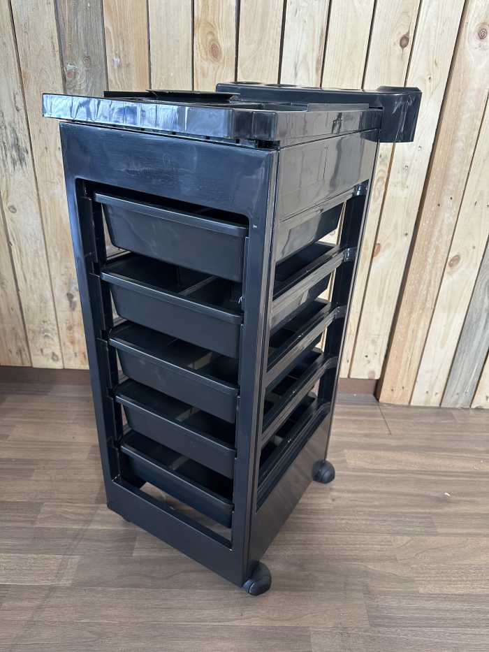 CARRITO AUXILIAR DE PELUQUERIA ZD-109B - QrBox.es