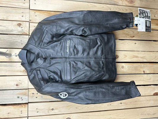 CHAQUETA T-M MOTO GARIBALDI MUJER BLUE BIKER NEGRO
