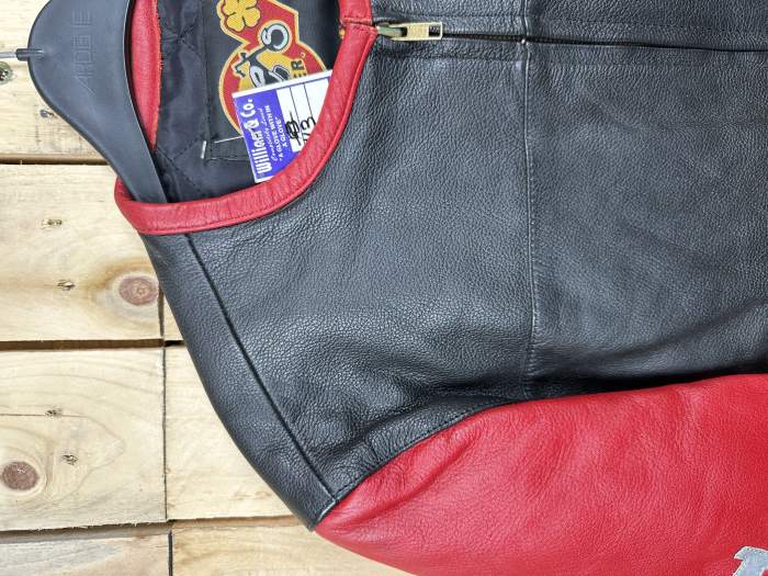 CHAQUETA T-S DE MOTO GARIBALDI HONDA NEGRO