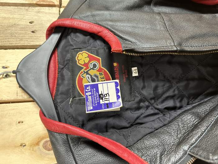 CHAQUETA T-S DE MOTO GARIBALDI HONDA NEGRO