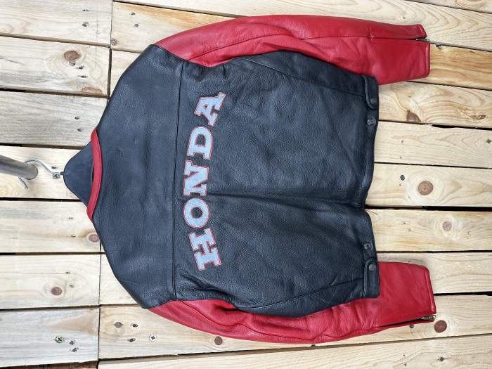 CHAQUETA T-S DE MOTO GARIBALDI HONDA NEGRO