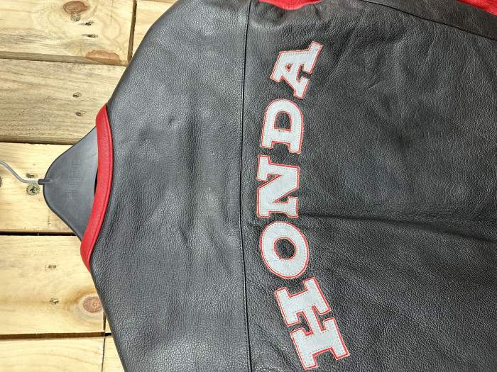CHAQUETA T-S DE MOTO GARIBALDI HONDA NEGRO