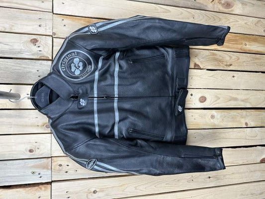 CHAQUETA T-XS DE MOTO ORIGINAL VINTAGE NEGRA 2