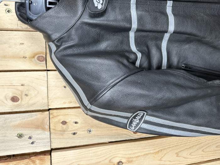 CHAQUETA T-S DE MOTO ORIGINAL VINTAGE NEGRA 2