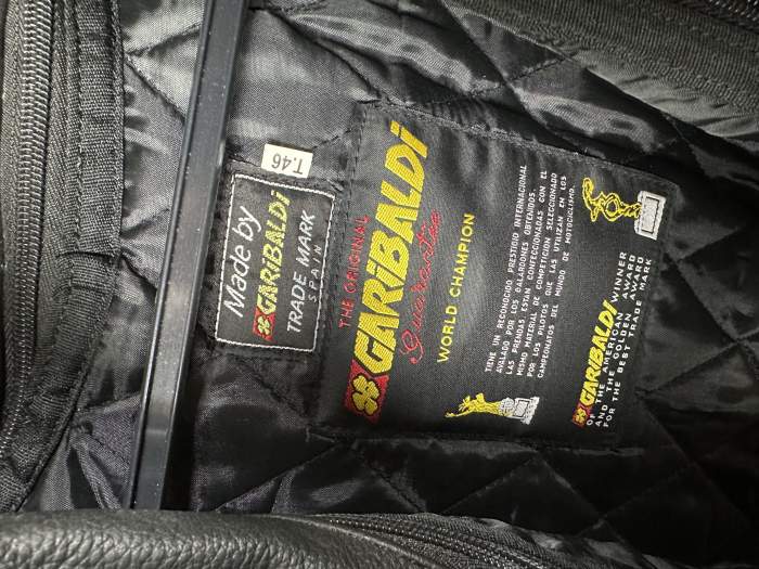 CHAQUETA T-S DE MOTO ORIGINAL VINTAGE NEGRA 2