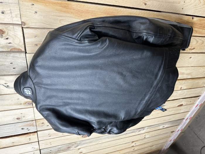 CHAQUETA T-S DE MOTO ORIGINAL VINTAGE NEGRA 2