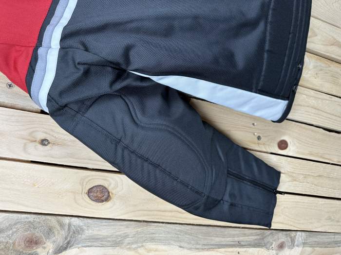 CHAQUETA T-S DE MOTO GREX ROJO/NEGRO