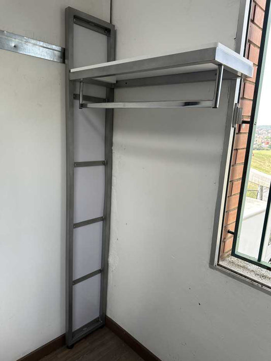 PERCHERO COLGADOR HANGER CON ESTANTE