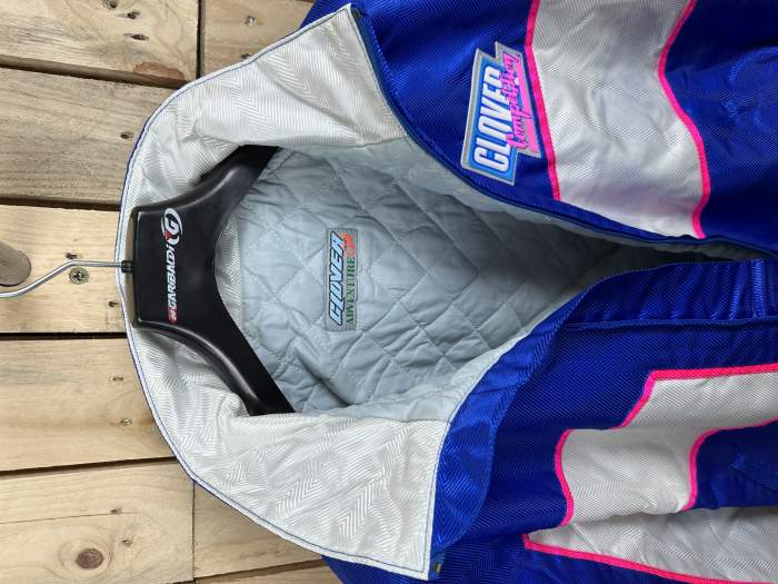 CHAQUETA T-S DE MOTO CLOVER COMPETITION AZUL 2