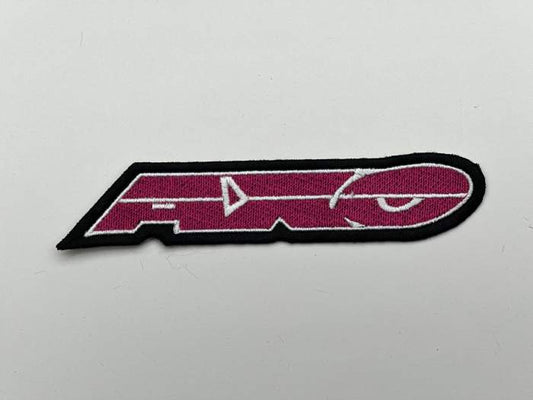 Parche Bordado AXO Rosa
