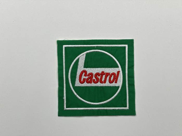 Parche Bordado Castrol
