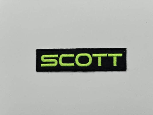 Parche Bordado SCOTT Negro