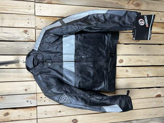 CHAQUETA T-M DE MOTO GARIBALDI NEGRA 6