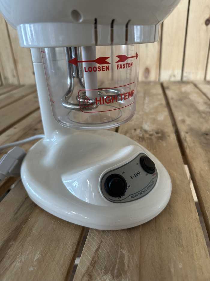 VAPOR OZONO FACIAL PORTATIL EM-100 - QrBox.es