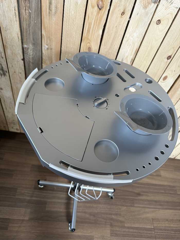 CARRITO AUXILIAR DE PELUQUERIA ZD-160 - QrBox.es