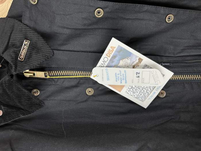 Chaqueta T-3XL Moto Garibaldi Termico Grasa Negro