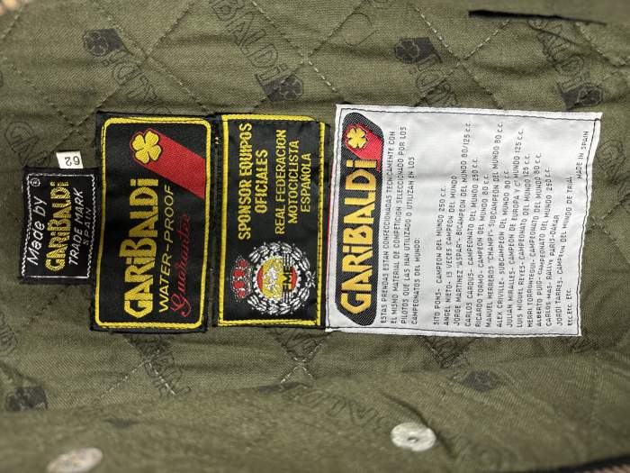 Chaqueta T-3XL Moto Garibaldi Termico Grasa Negro