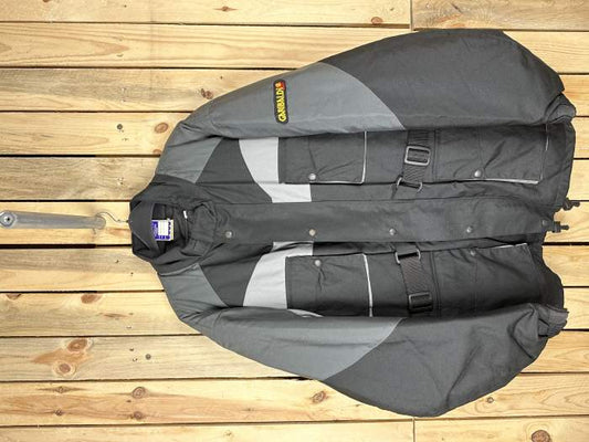 CHAQUETA T-L DE MOTO GARIBALDI NEGRO VINTAGE