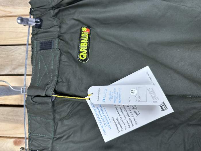 PANTALON T-3XL IMPERMEABLE GR/TR VERDE 62