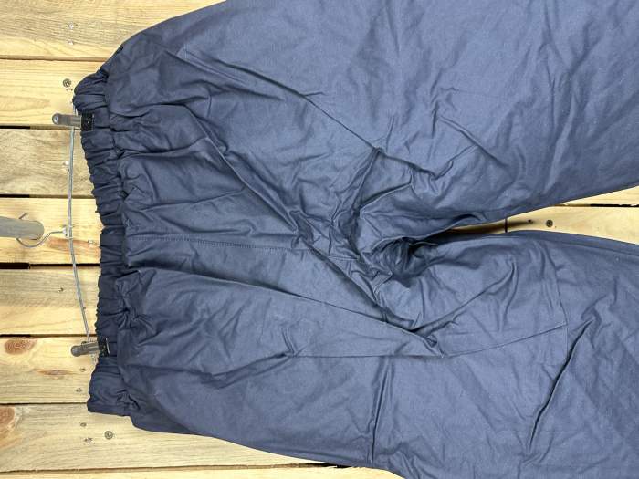 PANTALON T-3XL IMPERMEABLE TERMICO GRASA AZUL