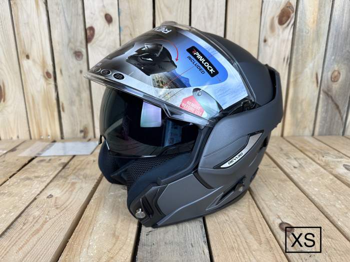 AIROH REV19 XS ANTHRACITE MATT + PINLOCK