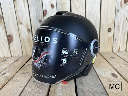 AIROH HELIOS T-MC HE11 BLACK MATT