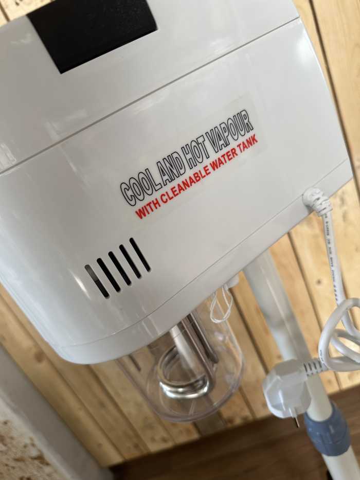 VAPOR OZONO FRIO/CALOR 800W - QrBox.es