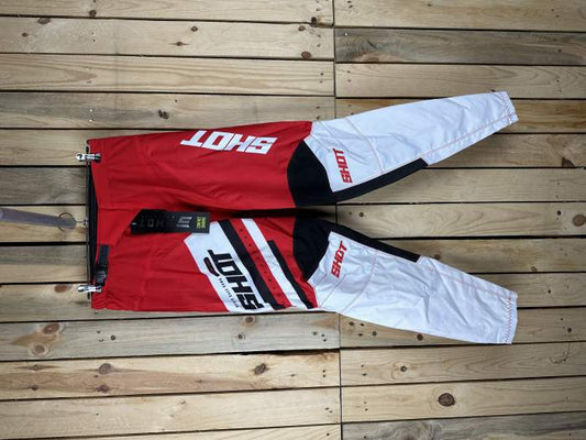 Pantalon T-32US/50EU Shot Enduro Shining Red