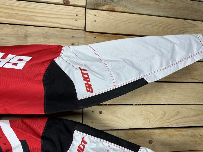 Pantalon T-32US/50EU Shot Enduro Shining Red
