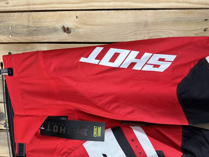 Pantalon T-32US/50EU Shot Enduro Shining Red