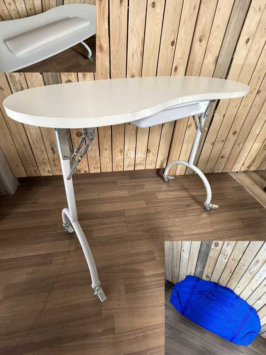 MESA AUXILIAR PARA MANICURA PROFESIONAL - QrBox.es