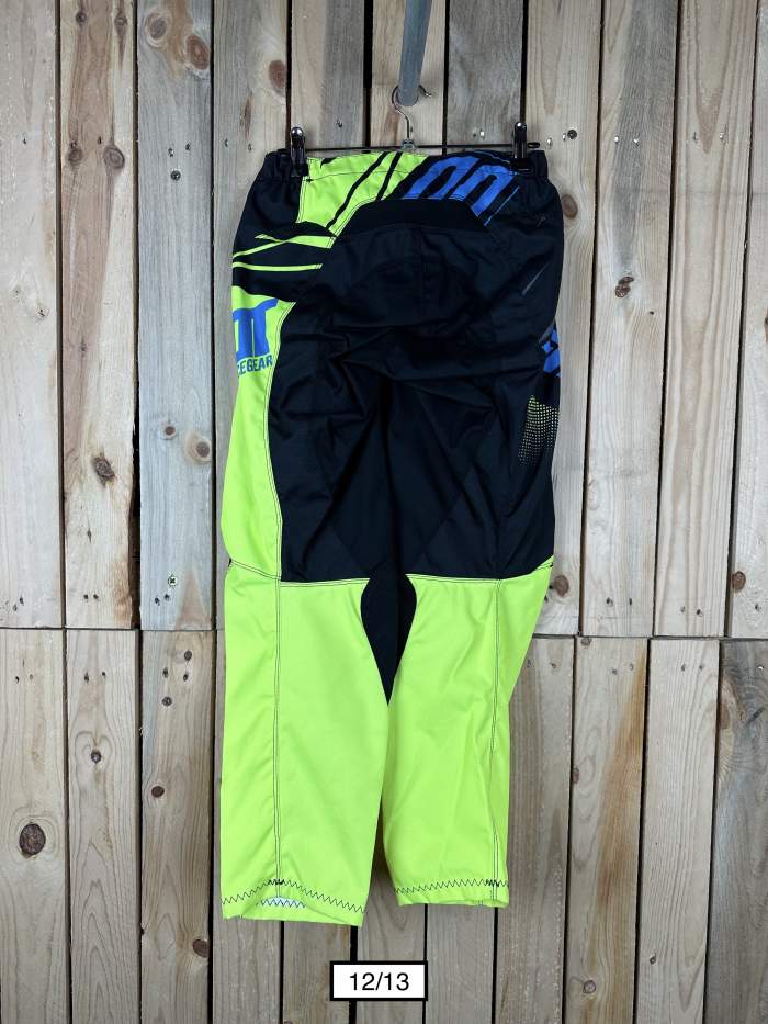 PANTALON T-12/13 AÑOS SHOT KID VENTURY CYAN NEON