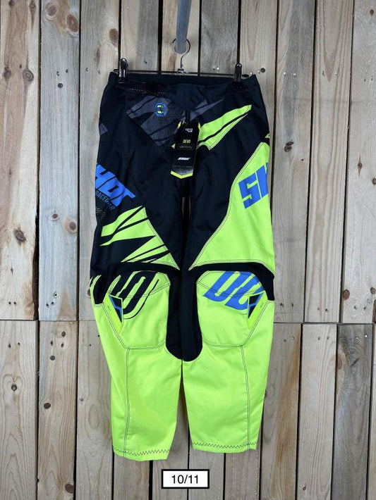 PANTALON T-10/11 AÑOS SHOT KID VENTURY CYAN NEON