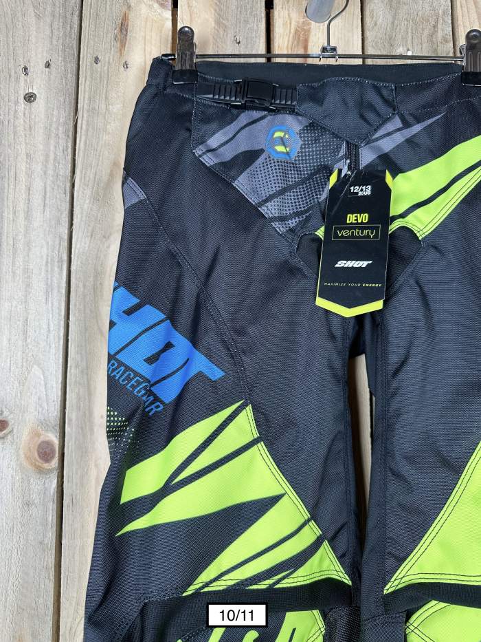 PANTALON T-10/11 AÑOS SHOT KID VENTURY CYAN NEON