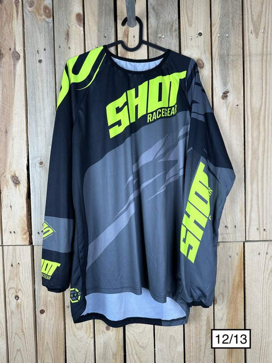 CAMISETA VENTURY GREY/NEON YELLOW 12/13 AÑOS