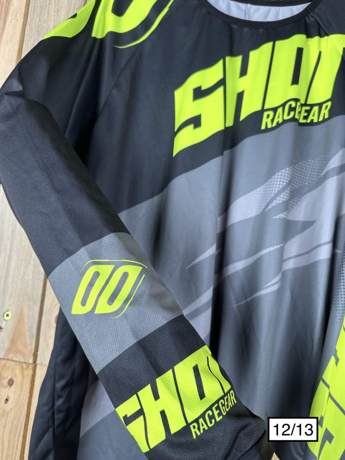 CAMISETA VENTURY GREY/NEON YELLOW 12/13 AÑOS