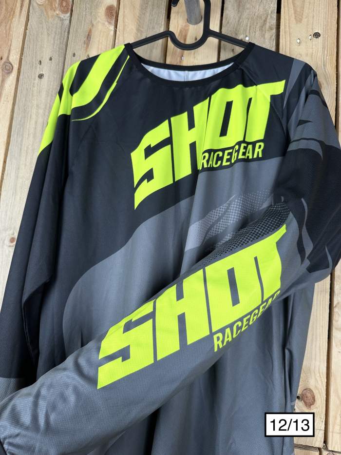 CAMISETA VENTURY GREY/NEON YELLOW 12/13 AÑOS