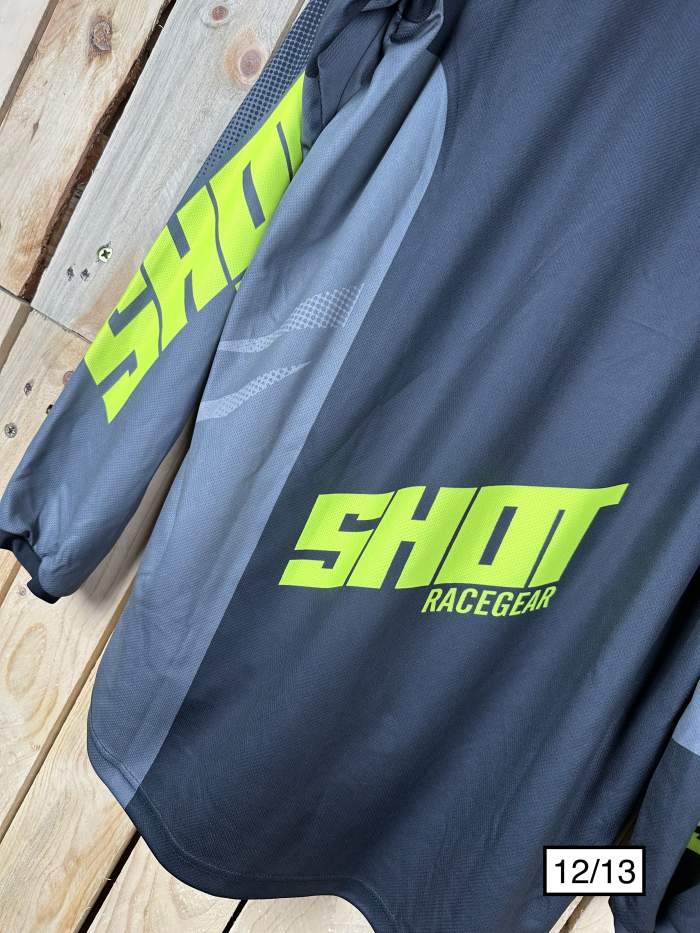 CAMISETA VENTURY GREY/NEON YELLOW 12/13 AÑOS