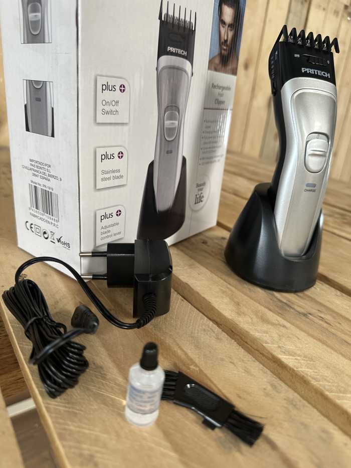 MAQUINA CORTAPELO PRITECH REF.1 - QrBox.es