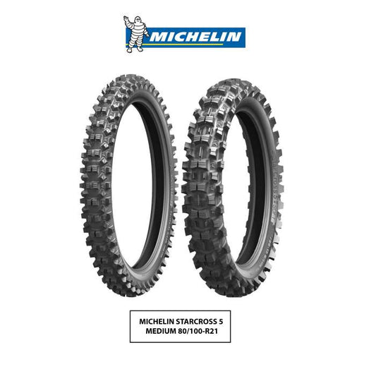 MICHELIN STARCROSS5 MEDIUM 80/100-R21 51M NUEVOS