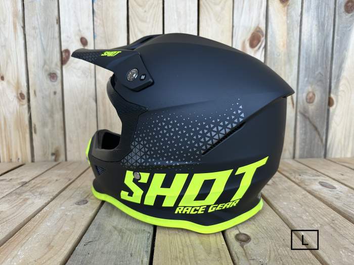 SHOT RAW T-L BLACK/NEON YELLOW